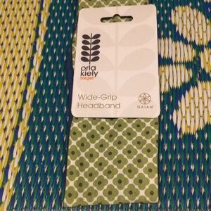 Orla Kiely Target Wide-Grip Headband Gaiam NEW